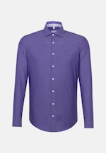 Shaped Business Hemd Uni in Lila |  Seidensticker Onlineshop