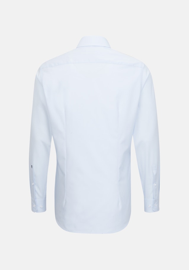 Non-iron Fil a fil Business overhemd in Shaped with Kentkraag in Lichtblauw |  Seidensticker Onlineshop