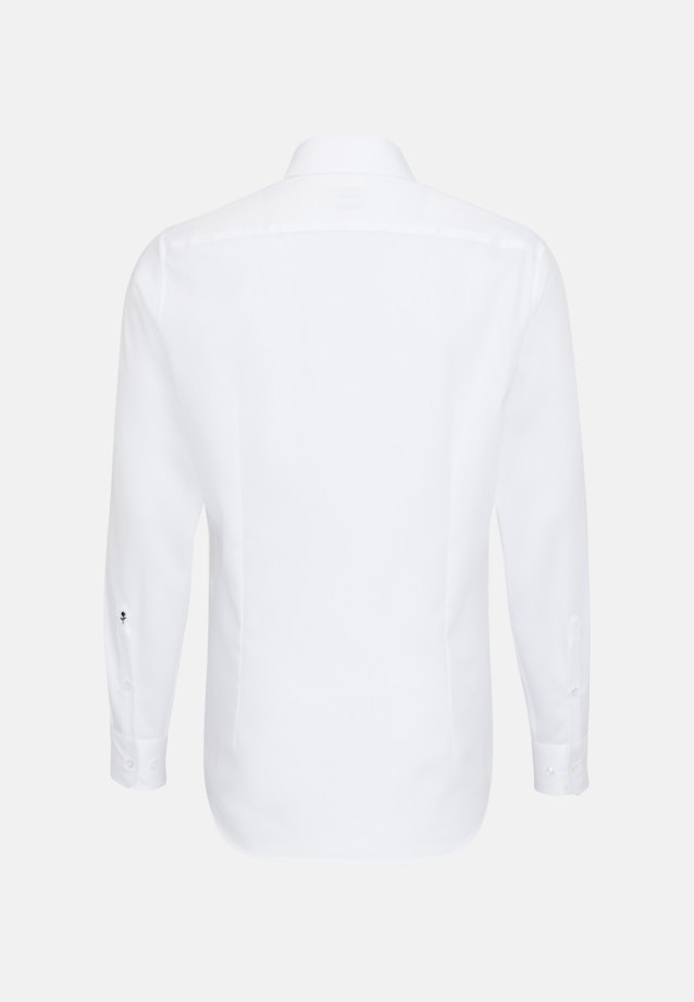 Bügelleichtes Cotele Business Hemd in Slim mit Kentkragen in Weiß |  Seidensticker Onlineshop
