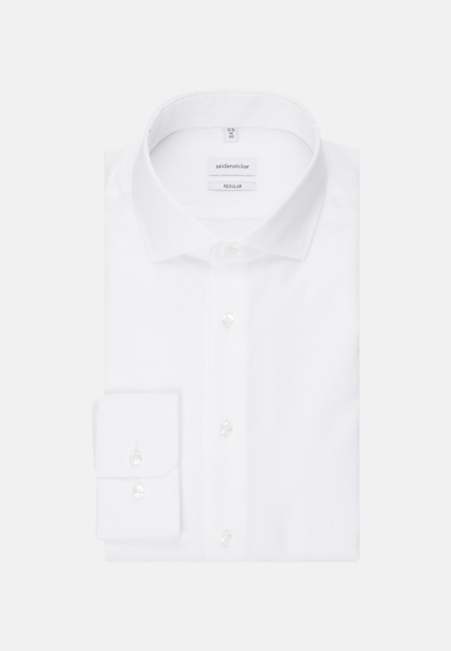 Regular Chemise Business Uni in Blanc |  Seidensticker Onlineshop
