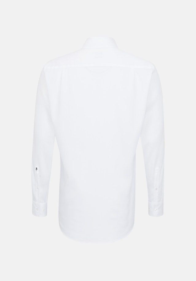 Bügelleichtes Cotele Business Hemd in Regular mit Kentkragen in Weiß |  Seidensticker Onlineshop