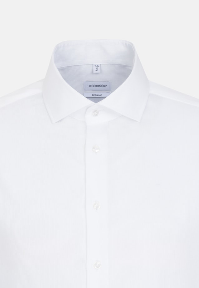 Easy-iron Cotele Business Shirt in Regular with Kent-Collar in White |  Seidensticker Onlineshop