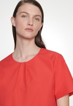 Short sleeve Poplin Shirt Blouse in Red |  Seidensticker Onlineshop