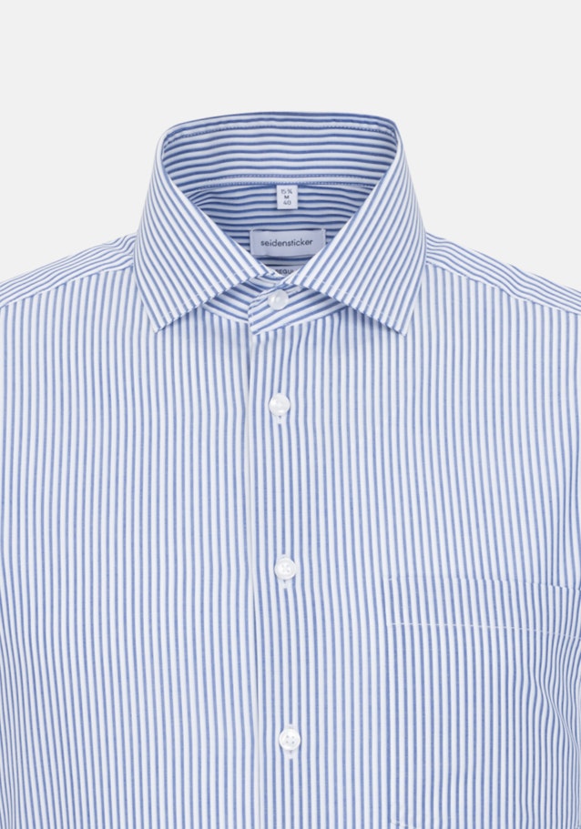 Regular Business Shirt Stripes in Medium Blue |  Seidensticker Onlineshop