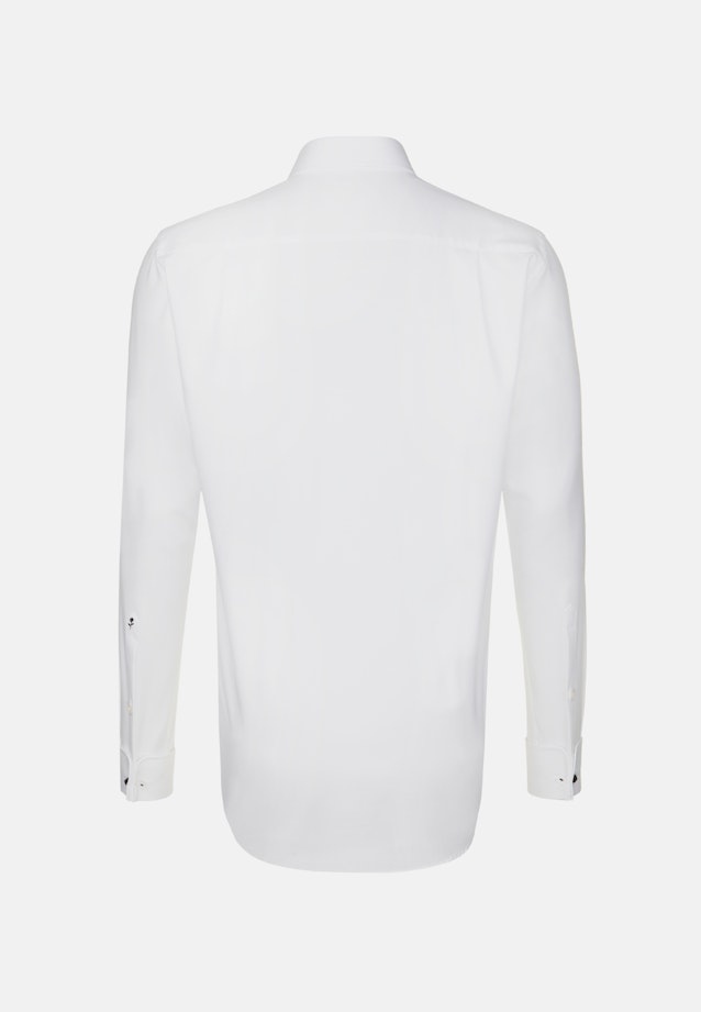 Easy-iron Poplin Business Shirt in Regular with Kent-Collar and extra long sleeve in White |  Seidensticker Onlineshop