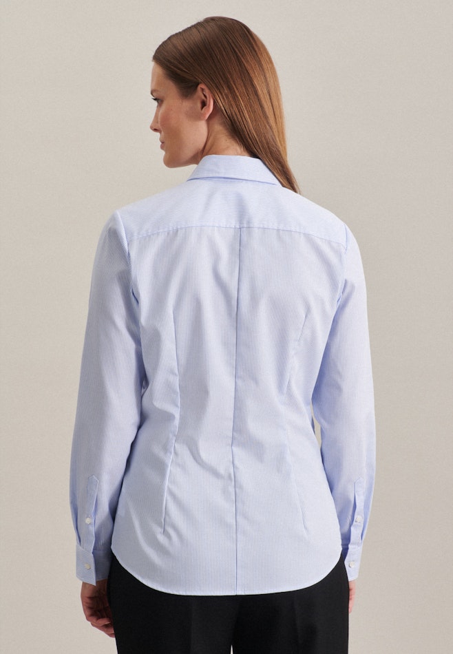 Collar Shirt Blouse in Light Blue | Seidensticker online shop