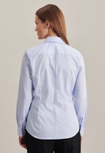 Collar Shirt Blouse in Light Blue |  Seidensticker Onlineshop