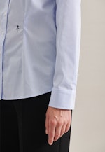 Collar Shirt Blouse in Light Blue |  Seidensticker Onlineshop