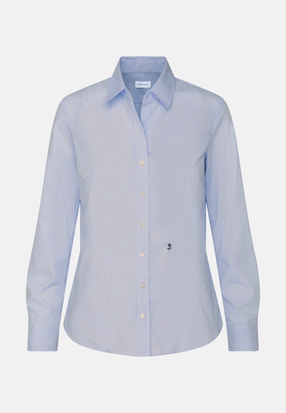 Collar Shirt Blouse in Light Blue |  Seidensticker Onlineshop