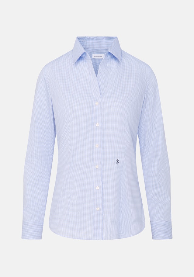 Hemdbluse mit Abnähern slim fit in Hellblau | Seidensticker Onlineshop