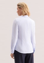 Hemdbluse mit Abnähern slim fit in Bleu Clair |  Seidensticker Onlineshop