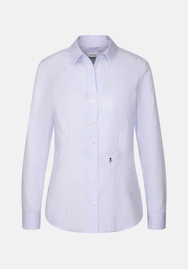Hemdbluse mit Abnähern slim fit in Hellblau | Seidensticker Onlineshop