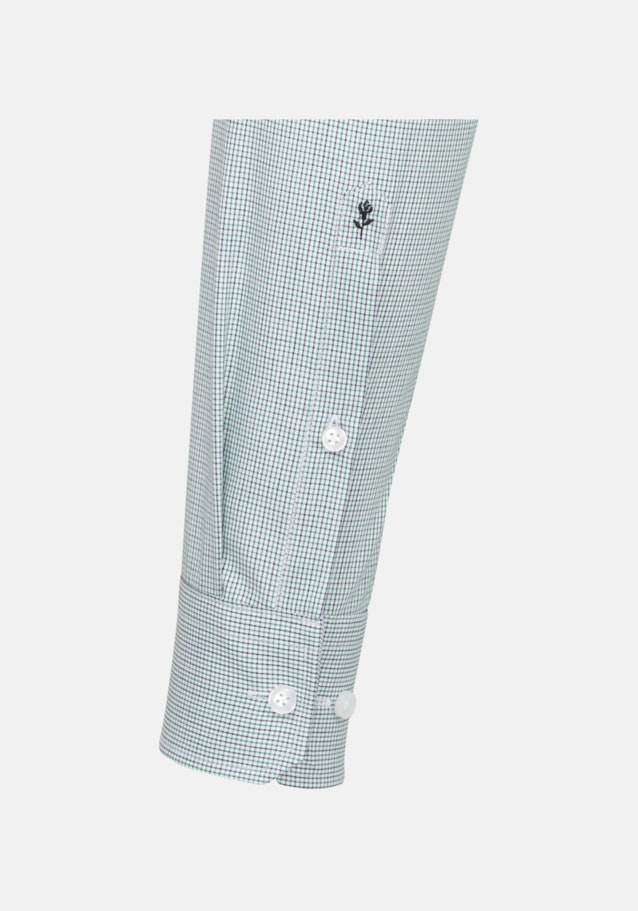 Bügelfreies Popeline Business Hemd in Shaped mit Kentkragen in Grün |  Seidensticker Onlineshop