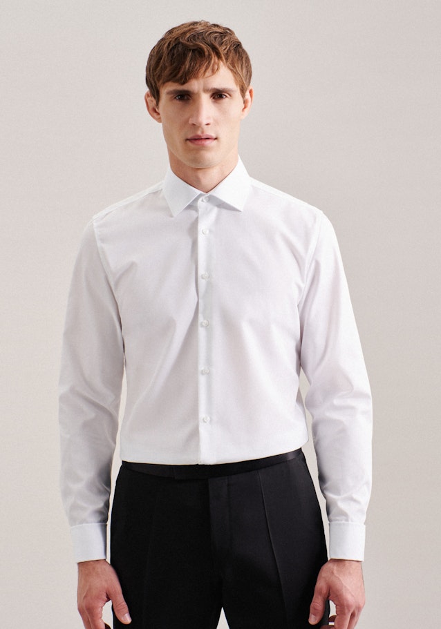 Slim Chemise Business Uni in Blanc | Seidensticker Onlineshop