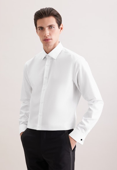 Slim Business shirt Uni in White |  Seidensticker Onlineshop