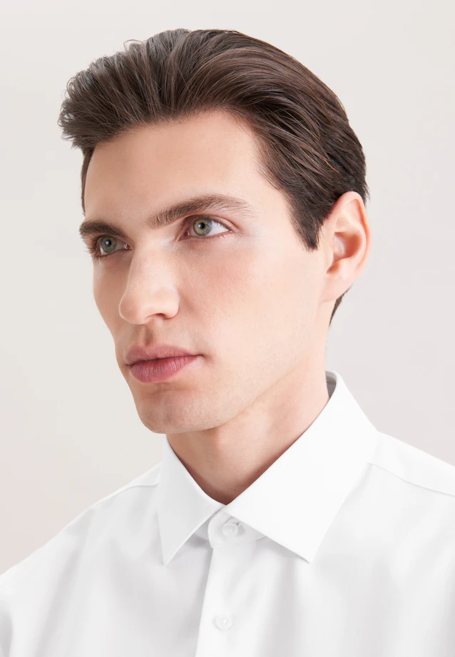 Slim Business Hemd Uni in Weiß |  Seidensticker Onlineshop
