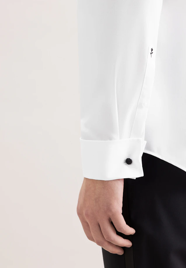 Slim Business Hemd Uni in Weiß |  Seidensticker Onlineshop