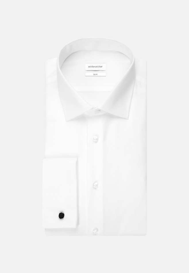 Slim Business Hemd Uni in Weiß | Seidensticker Onlineshop