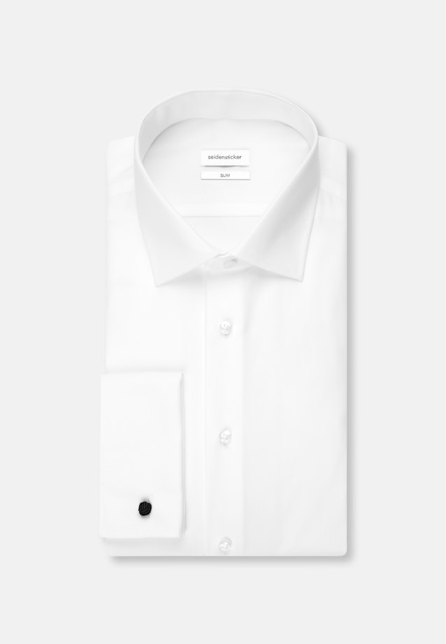 Slim Business Hemd Uni in Weiß |  Seidensticker Onlineshop