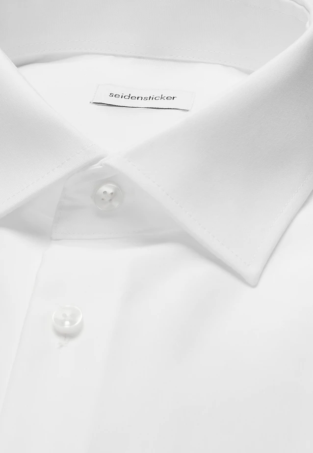 Slim Business Hemd Uni in Weiß |  Seidensticker Onlineshop