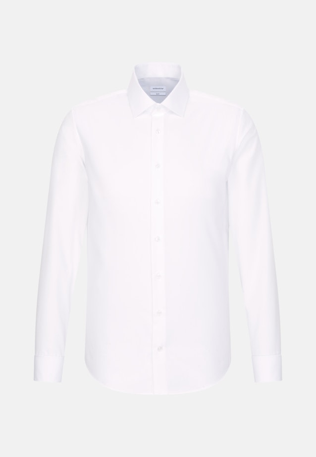 Slim Chemise d'affaires Uni in Blanc |  Seidensticker Onlineshop