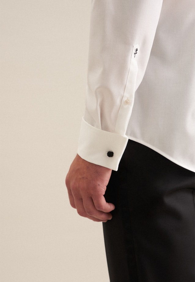 Slim Business Hemd Uni in Ecru |  Seidensticker Onlineshop