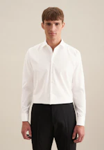 Slim Business Hemd Uni in Ecru |  Seidensticker Onlineshop