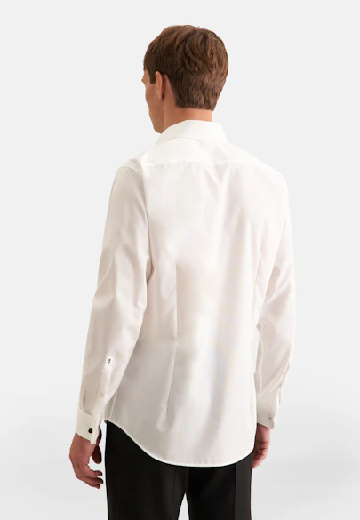 Slim Business shirt Uni in Ecru |  Seidensticker Onlineshop