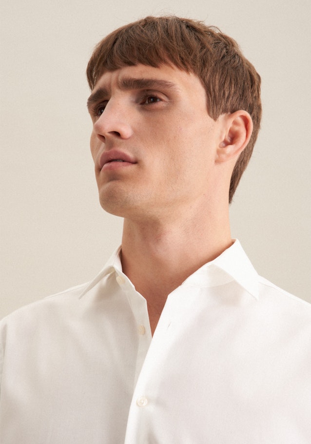 Slim Business Hemd Uni in Ecru | Seidensticker Onlineshop