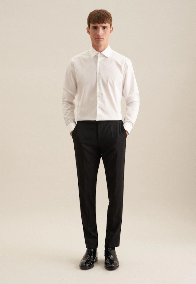 Slim Business Hemd Uni in Ecru |  Seidensticker Onlineshop