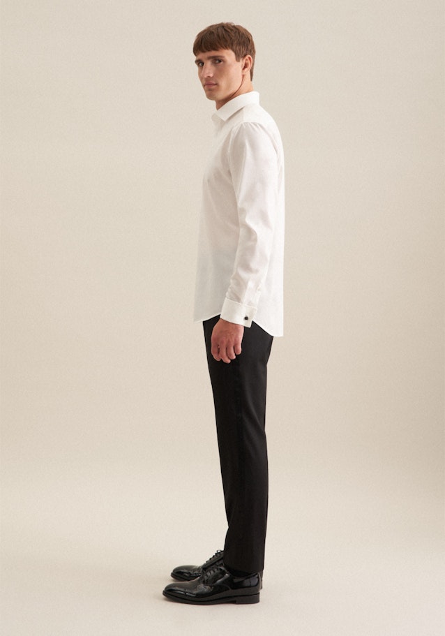 Slim Business Hemd Uni in Ecru | Seidensticker Onlineshop
