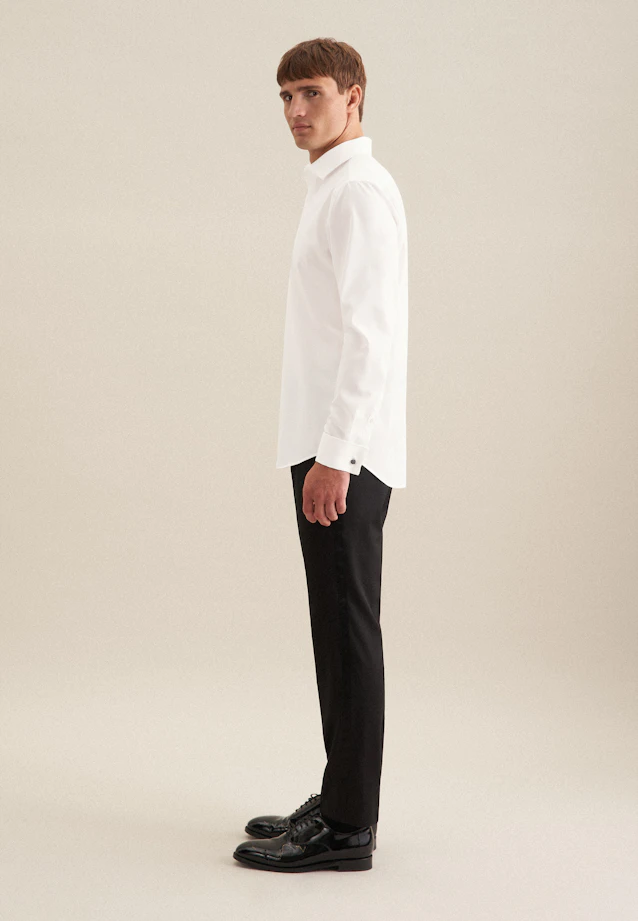 Slim Business Hemd Uni in Ecru |  Seidensticker Onlineshop
