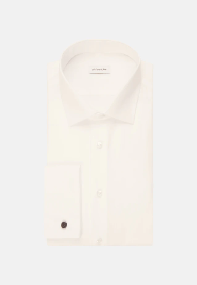 Slim Business Hemd Uni in Ecru |  Seidensticker Onlineshop