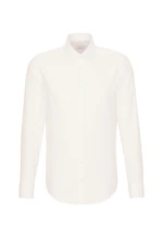 Slim Business Hemd Uni in Ecru |  Seidensticker Onlineshop