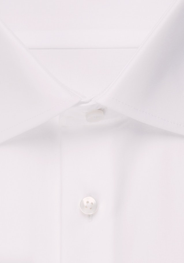 Non-iron Popeline Business overhemd in Slim with Kentkraag in Wit |  Seidensticker Onlineshop