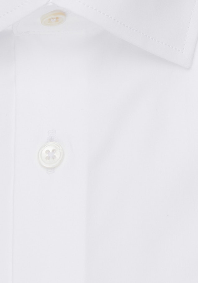 Easy-iron Popeline Business overhemd in Slim with Kentkraag in Wit |  Seidensticker Onlineshop