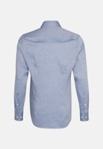 Shaped Business Shirt Uni in Medium Blue |  Seidensticker Onlineshop
