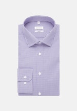 Shaped Business Shirt Check in Purple |  Seidensticker Onlineshop