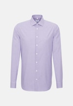 Shaped Business Shirt Check in Purple |  Seidensticker Onlineshop