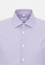 Shaped Business Shirt Check in Purple |  Seidensticker Onlineshop