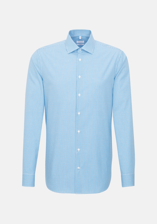 Chemise Business Shaped Col Kent  manches extra-longues in Turquoise |  Seidensticker Onlineshop
