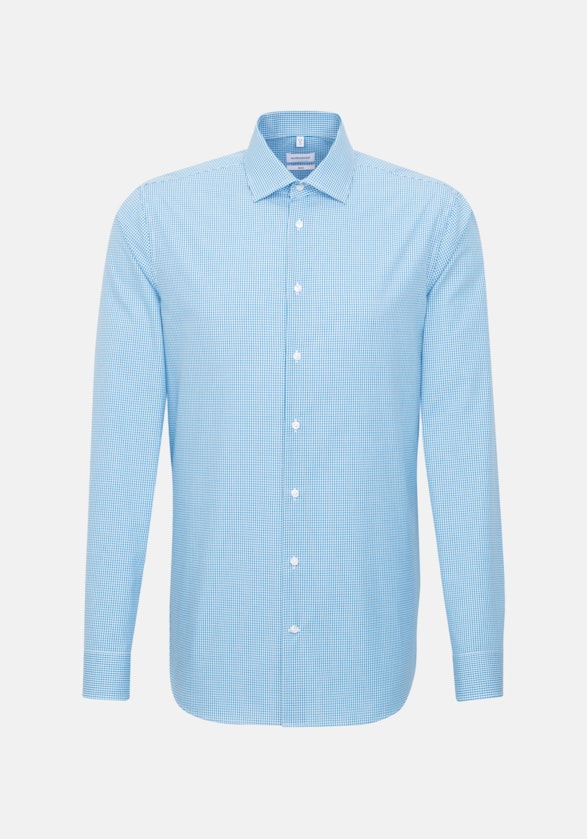 Chemise Business Slim Col Kent  manches extra-longues in Turquoise |  Seidensticker Onlineshop