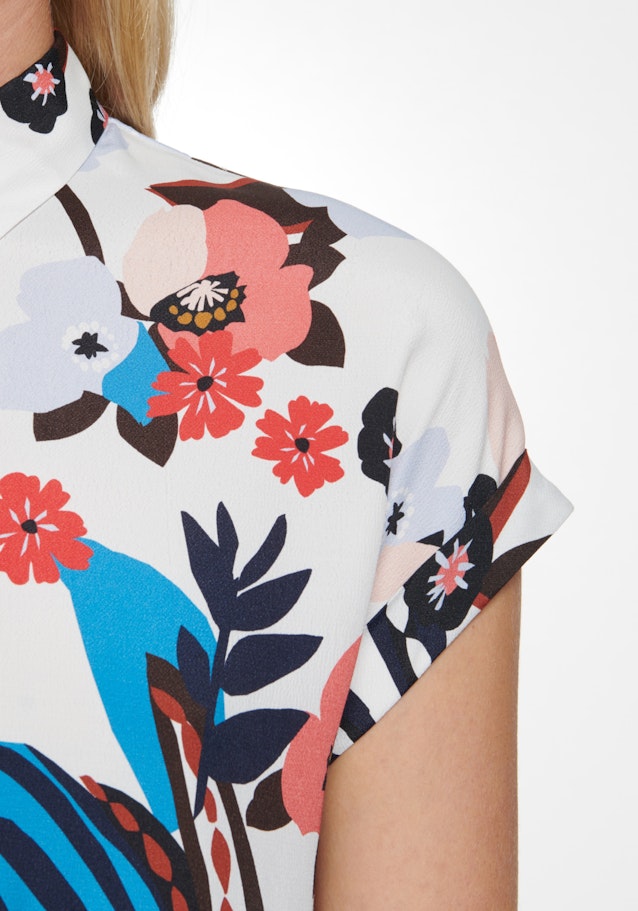 Sleeveless Crepe Shirt Blouse in Ecru |  Seidensticker Onlineshop