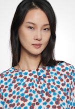 Kleid Floral in Mittelblau |  Seidensticker Onlineshop