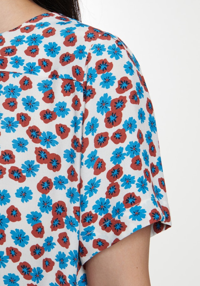 Krepp Midi Kleid in Mittelblau |  Seidensticker Onlineshop