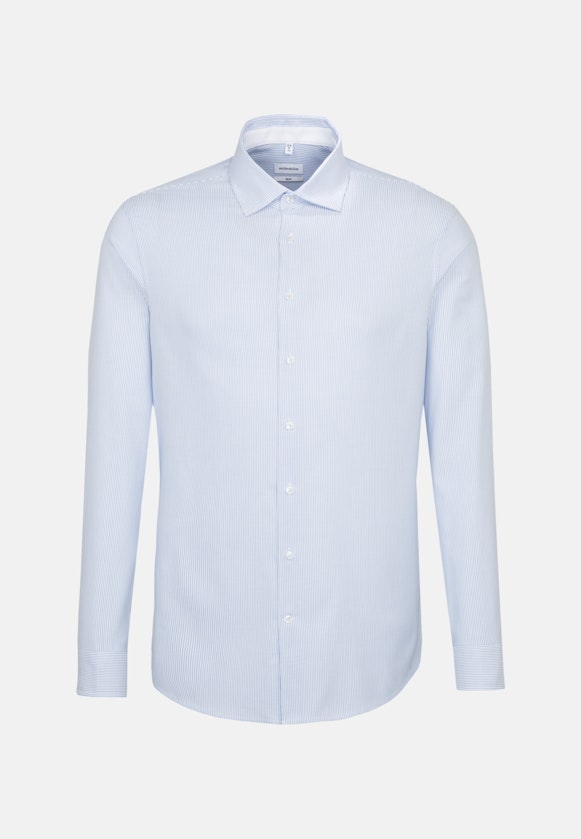 Non-iron Oxford Business Shirt in Slim with Kent-Collar in Light Blue |  Seidensticker Onlineshop