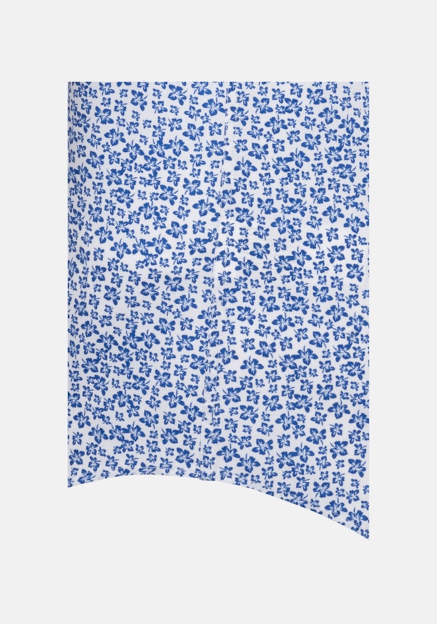 Poplin Short sleeve Business Shirt in Slim with Kent-Collar in Medium Blue |  Seidensticker Onlineshop