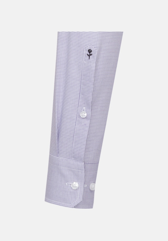 Non-iron Poplin Business Shirt in Slim with Kent-Collar in Purple |  Seidensticker Onlineshop
