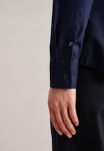 Shirt blouse Uni in Dark Blue |  Seidensticker Onlineshop