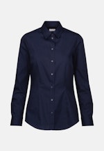 Shirt blouse Uni in Dark Blue |  Seidensticker Onlineshop